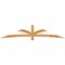 Ekena Millwork Davenport Rough Sawn Timber Gable Bracket, Western Red Cedar, 108"W x 22"H x 2"D x 4"F, 5/12 Pitch GBW108X22X0204DAV00RWR - alternate 1